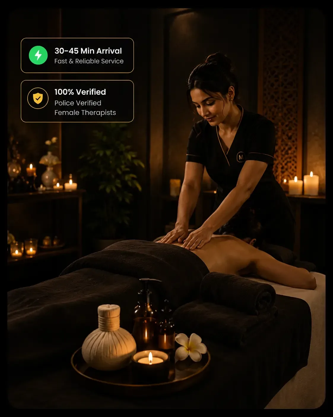 Female to Male Massage Service At Home Noida